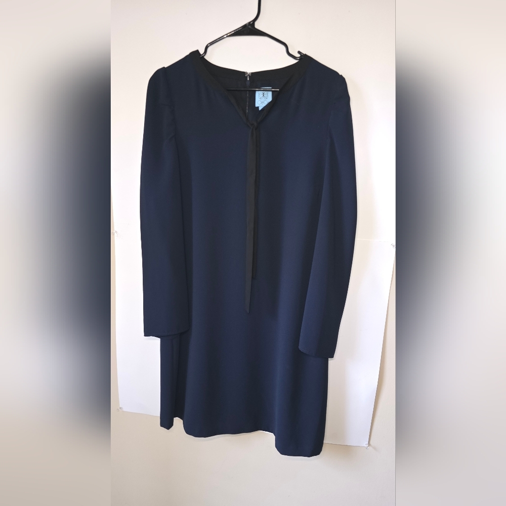 CeCe Navy Blue Mini Dress Office Work Minimalism Casual Classy Women  14
